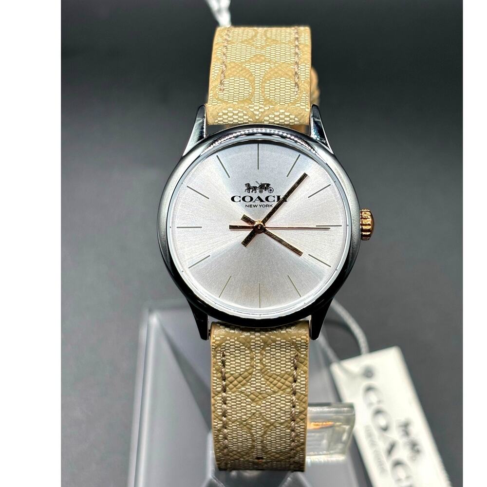 Coach Ruby 14503798 Women’s Watch Signature Jacquard Strap NIBWT Box